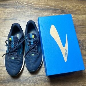 End brooks running shoes blue green size 10 with box launch GTS 8 speed support